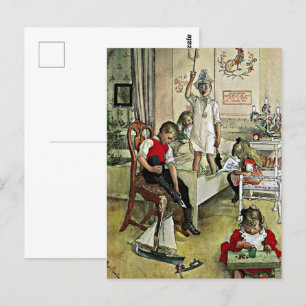 Carte Postale Larsson - Noël matin
