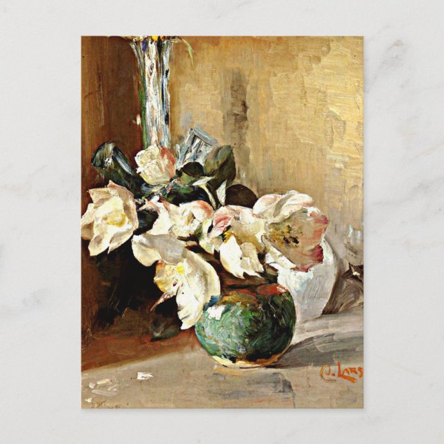 Carte Postale Larsson - Roses de Noel Coque-Mate (Devant)