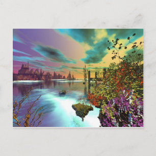 Carte Postale L'art 3D en été