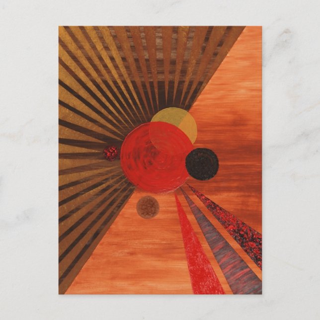 Carte Postale L'art Abstrait Kandinsky (Devant)
