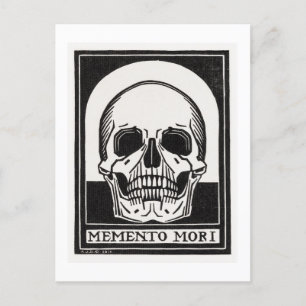 Carte Postale L'art crânien Memento Mori