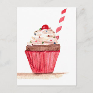 Carte Postale L'art culinaire de Cupcake