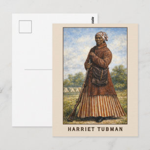 Carte Postale L'art de Harriet Tubman en couleur