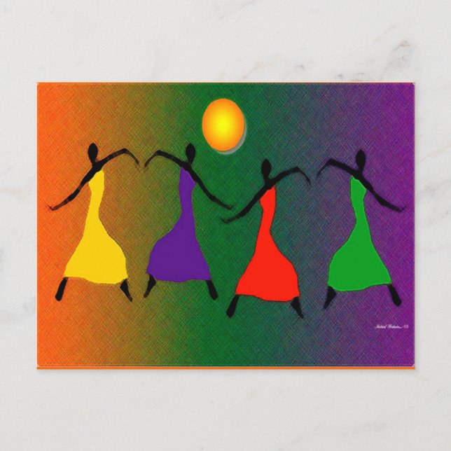 Carte Postale L'art de la danse (Devant)
