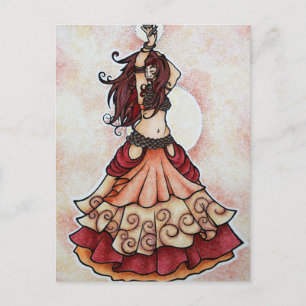 Carte Postale L'art de la danse du ventre