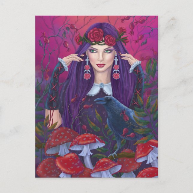 Carte Postale L'art de l'imaginaire de beauté mystique (Devant)
