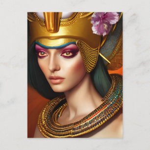 Carte Postale L'art de l'Imaginaire de la reine égyptienne