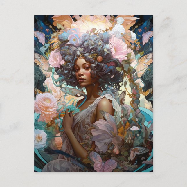 Carte Postale L'art de l'Imaginaire noir africain-américain (Devant)