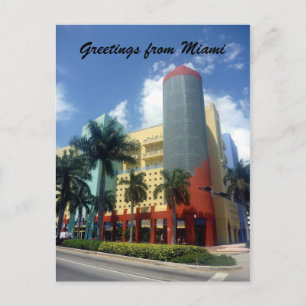 Carte Postale l'art déco miami