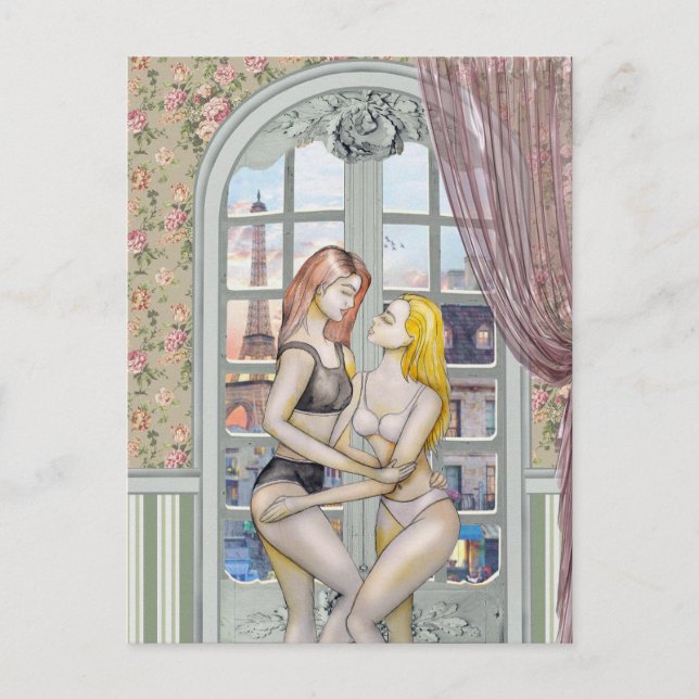 Carte Postale L'art des amoureux de la Dame (Devant)