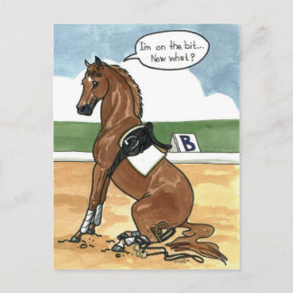 Carte Postale L'art du cheval un peu ce que maintenant