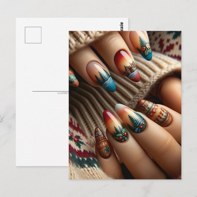 Carte Postale L'art du clou, Post-croisement (Devant / Derrière)