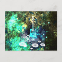 L'art guitare Abstrait