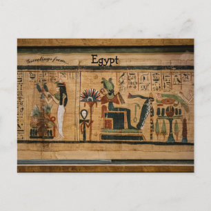 Carte Postale L'art hiéroglyphique en Egypte