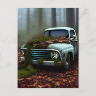 Carte Postale L'Art numérique de camion abandonné