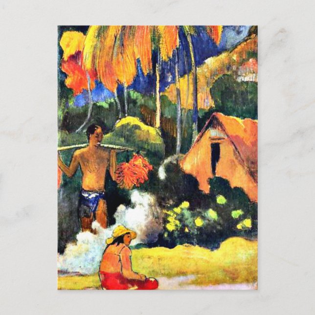 Carte Postale L'art Paul Gauguin : Le moment de la vérité II (Devant)