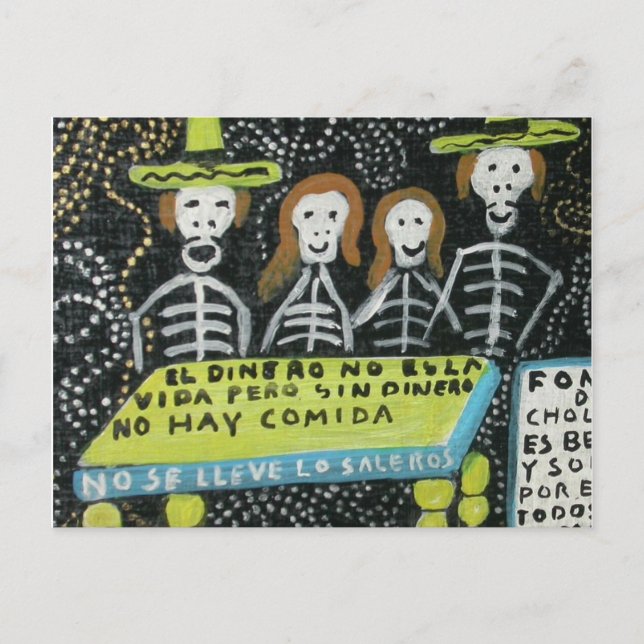 Carte Postale L'art populaire de Guanajuato, Día de los Muertos (Devant)