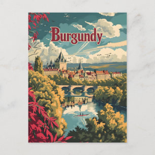 Carte Postale L'art vintage en Bourgogne