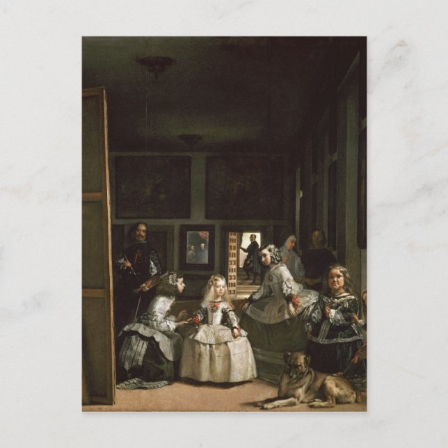 Carte Postale Las Meninas par Diego Velazquez (Devant)