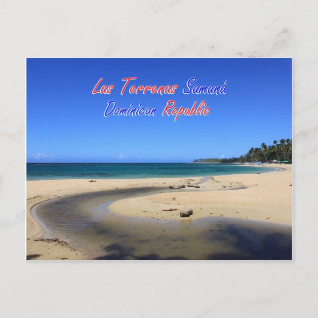 Carte Postale Las Terrenas Samana République dominicaine (Devant)