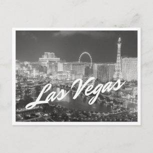 Carte postale Las Vegas Black & White Photo