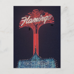 Carte Postale Las Vegas Flamant rose Hotel