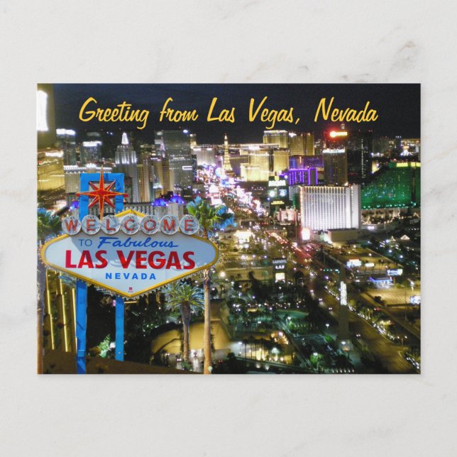 Carte Postale Las Vegas Nevada (Devant)