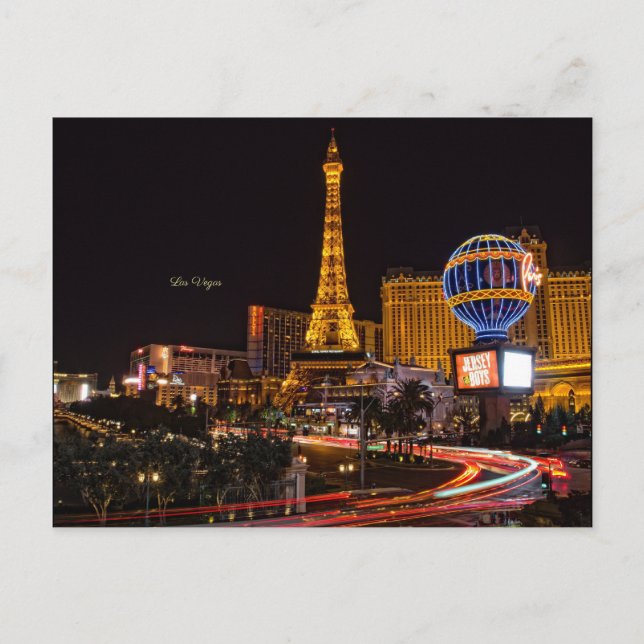 Carte Postale Las Vegas, Nevada néon lumières (Devant)