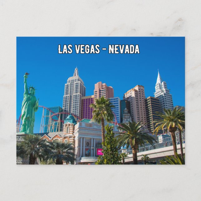 Carte Postale Las Vegas Nevada Strip (Devant)