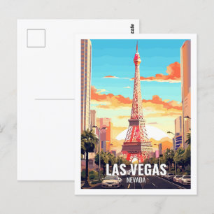Carte Postale Las Vegas Nevada USA célèbres lieux de voyage