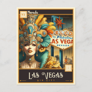Carte Postale Las Vegas, Nevada   VINTAGE