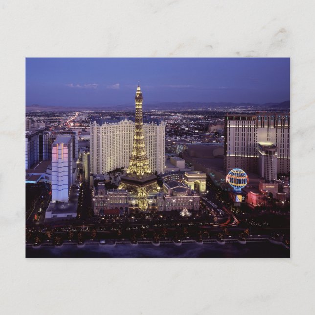 Carte Postale Las Vegas par Night 3 (Devant)