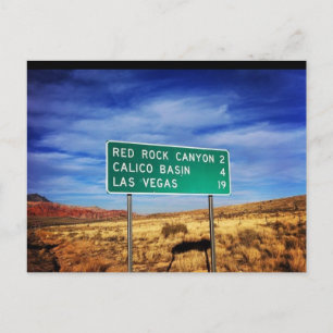 Carte postale Las Vegas Red Rock Canyon