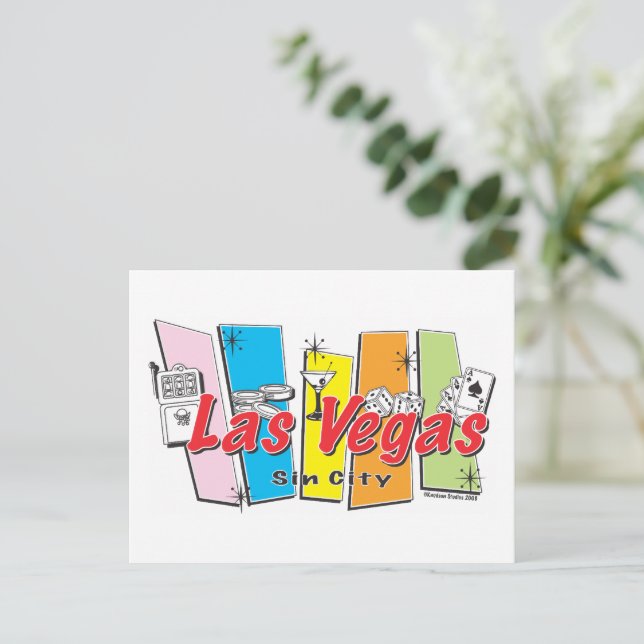 Carte Postale Las Vegas-Sin-City (Debout devant)