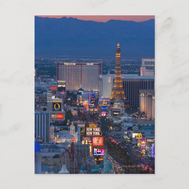 Carte Postale Las Vegas Strip (Devant)