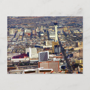 Carte postale Las Vegas Strip & Downtown Aerial Pi