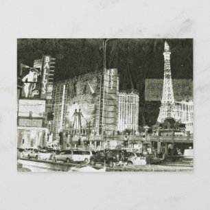 Carte postale Las Vegas vintage inspirée