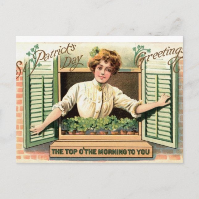 Carte Postale Lass irlandais (Devant)