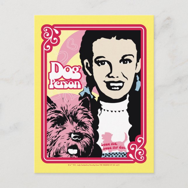 Carte Postale L'Assistant D'Oz™ | Dorothy™ & Toto™ - Personne de (Devant)