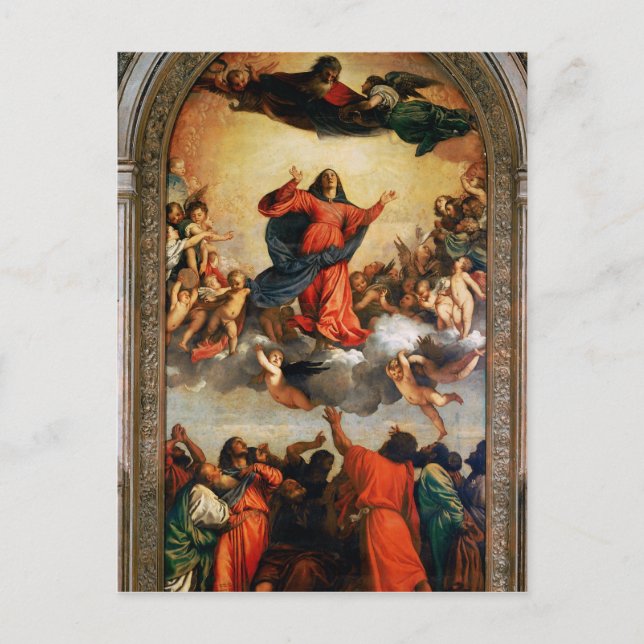 Carte Postale L'Assomption de la Vierge, 1516-18 (Devant)
