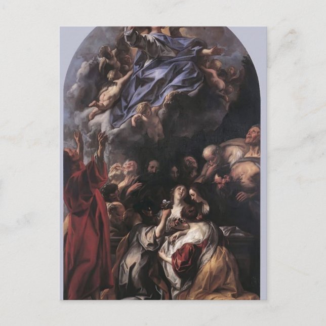 Carte Postale L'Assomption de la Vierge par Jacob Jordaens (Devant)
