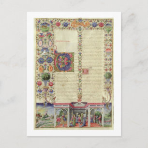 Carte Postale Lat 422 VolI fol.280v Le début du livre de