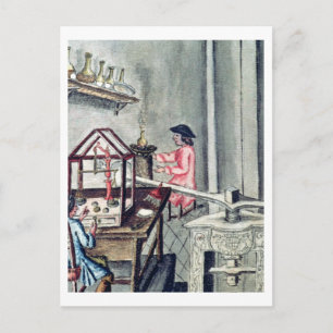 Carte Postale L'atelier des orfèvres, d'un orfèvre b