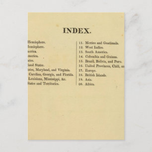 Carte Postale L'atlas scolaire américain de Grigg