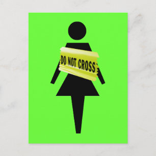 Carte Postale L'attitude des femmes drôle