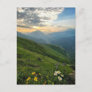 Carte Postale L'aube majestueuse dans les Highlands russes