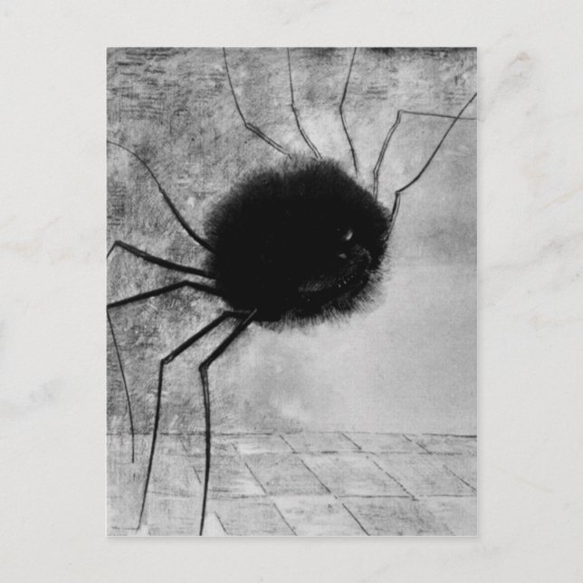 Carte Postale Laughing spider by Bertrand-Jean Redon (Devant)