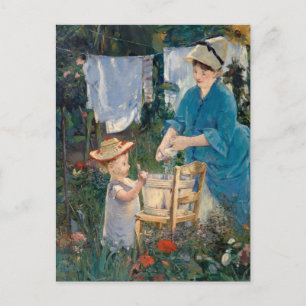 Carte Postale Laundry   Édouard Manet