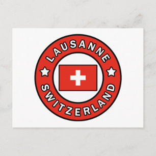 Carte Postale Lausanne Suisse