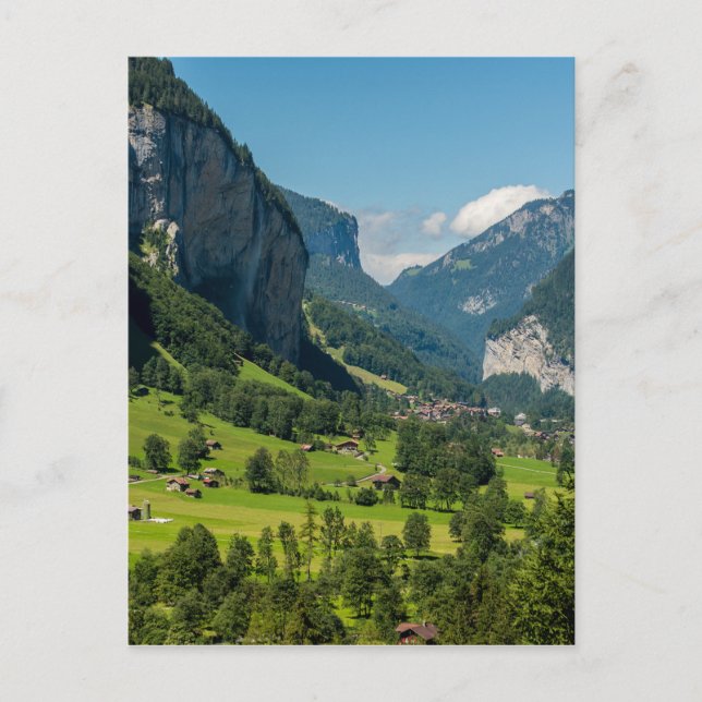 Carte Postale Lauterbrunnen - Alpes bernoises - Suisse (Devant)